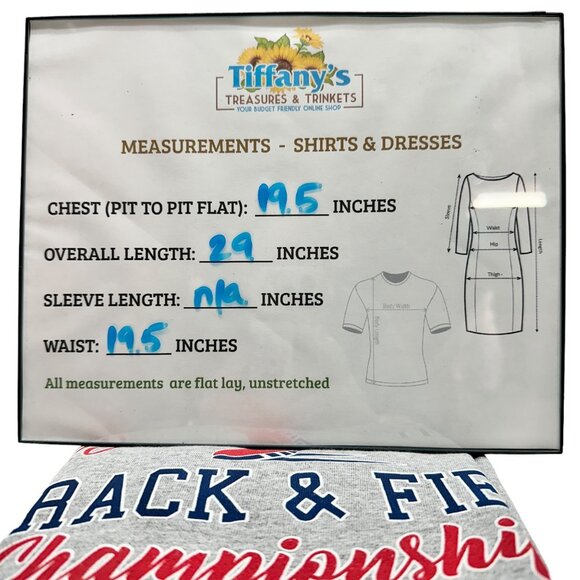 Port & Co Tank Top Mens M Gray VA High School League Track Field Champions 2019 - Picture 7 of 7